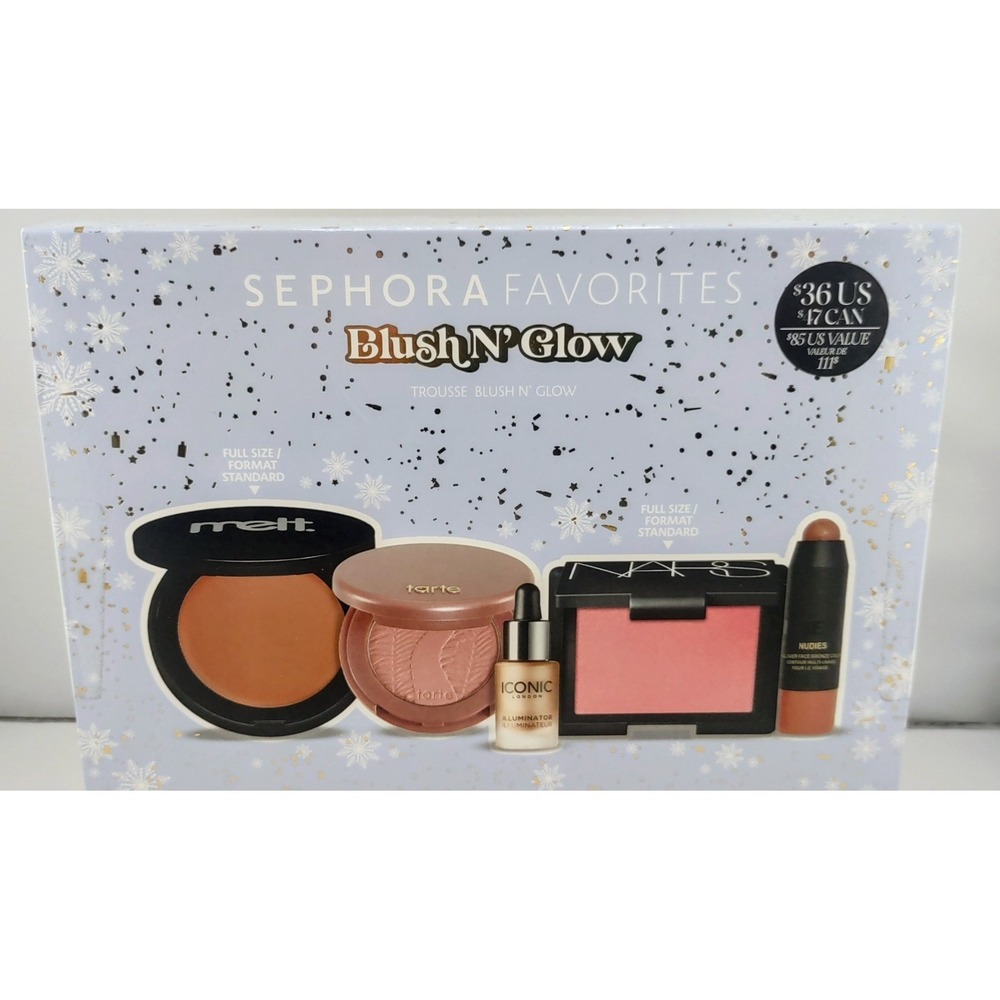 Sephora Favorites Blush N' Glow Cheek‎ Set 5pc Holiday Must Have Makeup Kit
